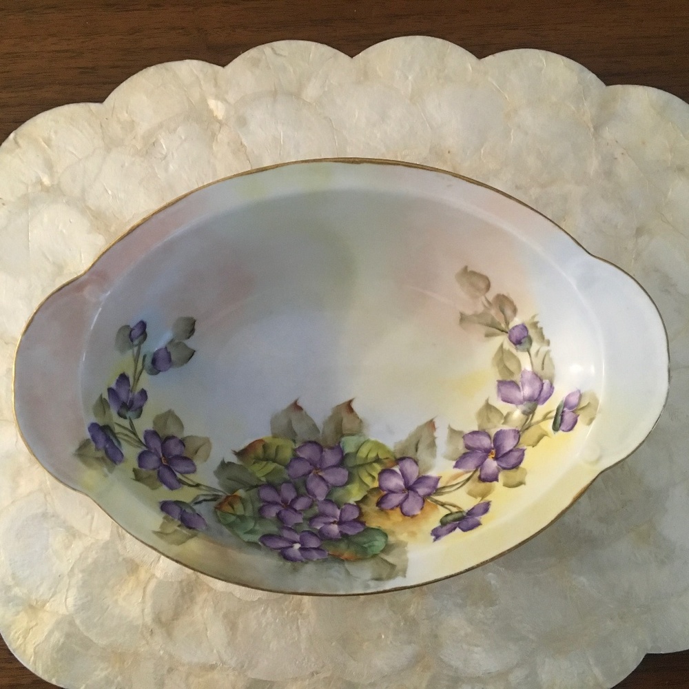 VINTAGE THOMAS BAVARIA OVAL SERVING BOWL